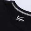 Nike Однотонная трикотажная футболка с круглым вырезом и коротким рукавом с логотипом, мужские топы, черный BQ2971-010