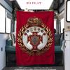 Portuguese Heritage Emblem blanket Soft and comfortable Suitable for all seasons Air conditioning blanket Digital printing Nap Blanket