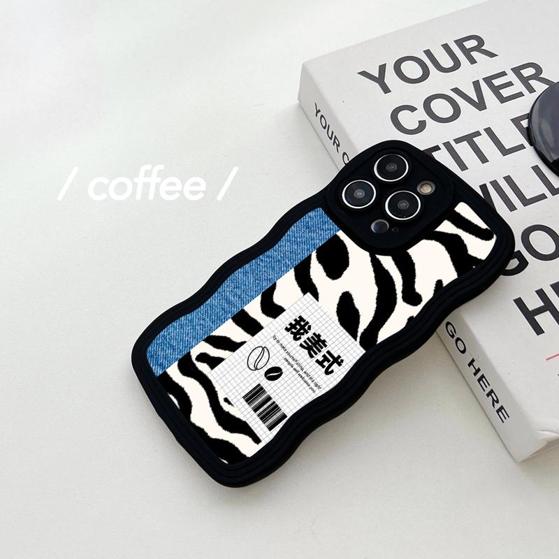 Мягкий чехол из ТПУ в форме волны для Infinix HOT 30 OPPO A57 4G Vivo Y35 Y02 Redmi Note 12 Pro Note 11 Realme C55 C53 IPhone Samsung S23 Ultra A23 A13