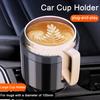Large Diameter Car Cup Holder Rotatable Stable Base Elastic Card Position Adjustable Water Bottle Expander Adapter Car Accessories