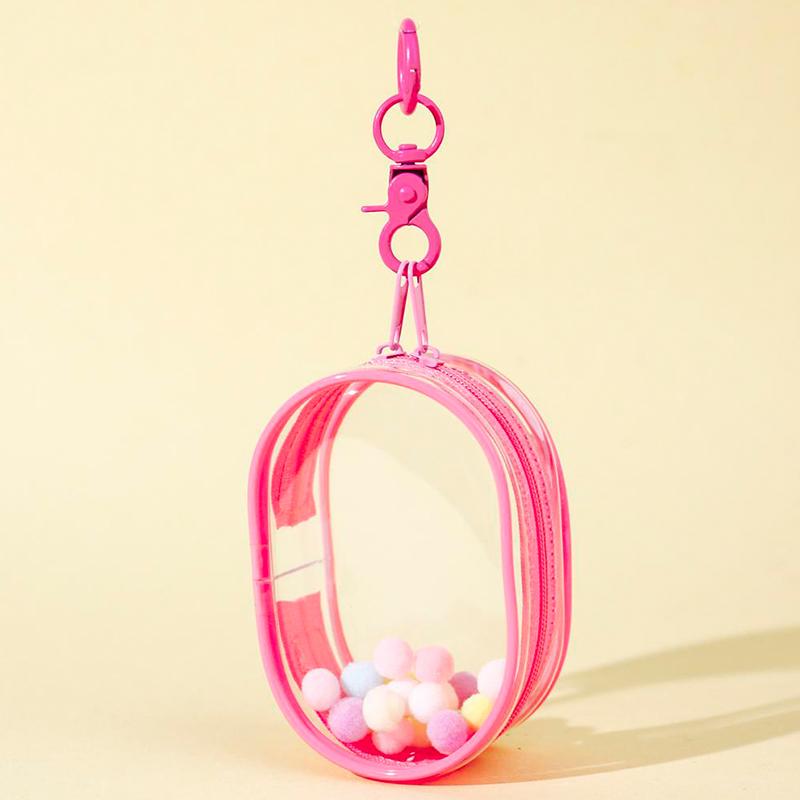 Коробка для хранения ювелирных изделий Прозрачная сумка для хранения Таинственная шкатулка Сумка-брелок Коробка для хранения Утолщенный кошелек Милая кукольная витрина Уличная сумка