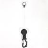 1PC Retractable Stainless Steel Silver Pull Ring Key Chain Recoil Key Ring Wire Rope Anti-lost Key Chain
