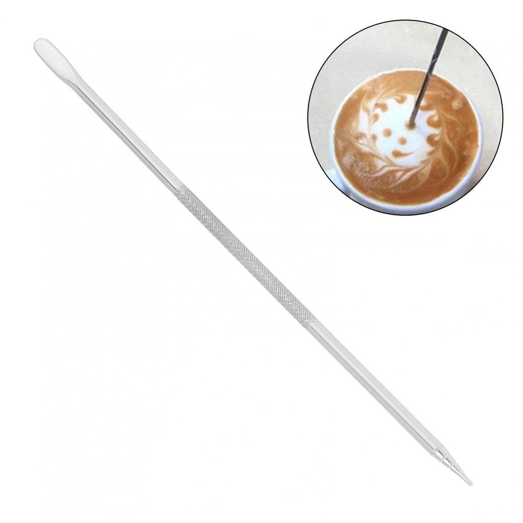 Нержавеющая сталь Latte Art Pen Поддержка Кофе Украшенная