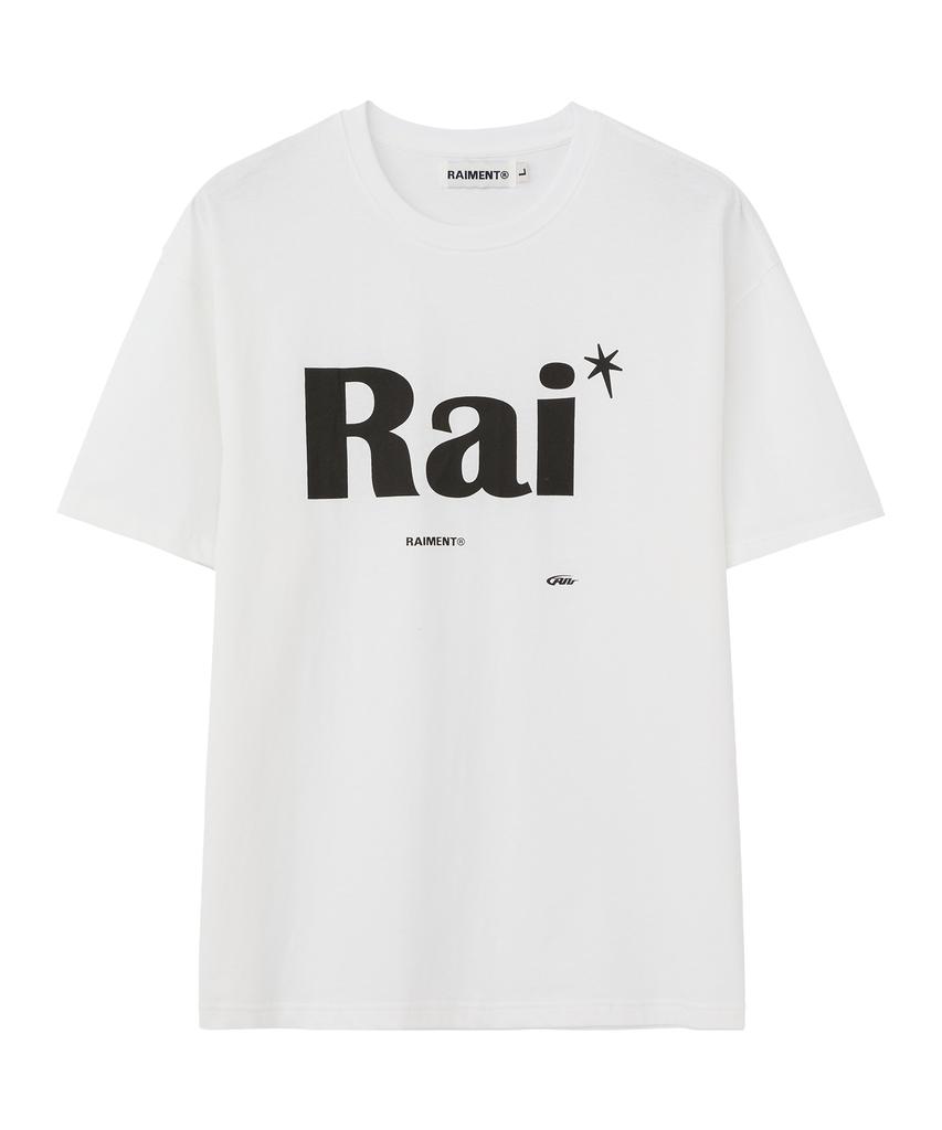RAIMENT Essentials Футболка с коротким рукавом однотонная с логотипом Rai_Белый