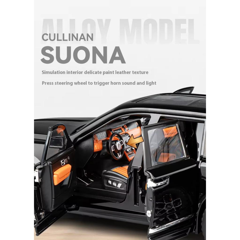 1/20 Rolls Royce Cullinan Роскошный Внедорожник Металлический Литой Модель Автомобиля Коллекция Хобби Украшение Праздничные Подарки Бойфренд