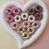 New Kawaii Resin Mini Flatback Donuts Cabochon Deco Parts Scrapbook Deco Slime Charms Crafts Scrapbook Accessories 22*23mm