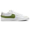 Nike Blazer Low 77 Jumbo White Chlorophyll Мужские кроссовки Кокосовое молоко Черные DV9122-131