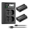 Powerextra and Dual USB Charger Set for Nikon D850 Cameras EN-EL15a, EN-EL15b, EN-EL15c Zf, Z8, Z7, Z7II, Z6, Z6III, D7500, D7000, D7100, D7200, D500,