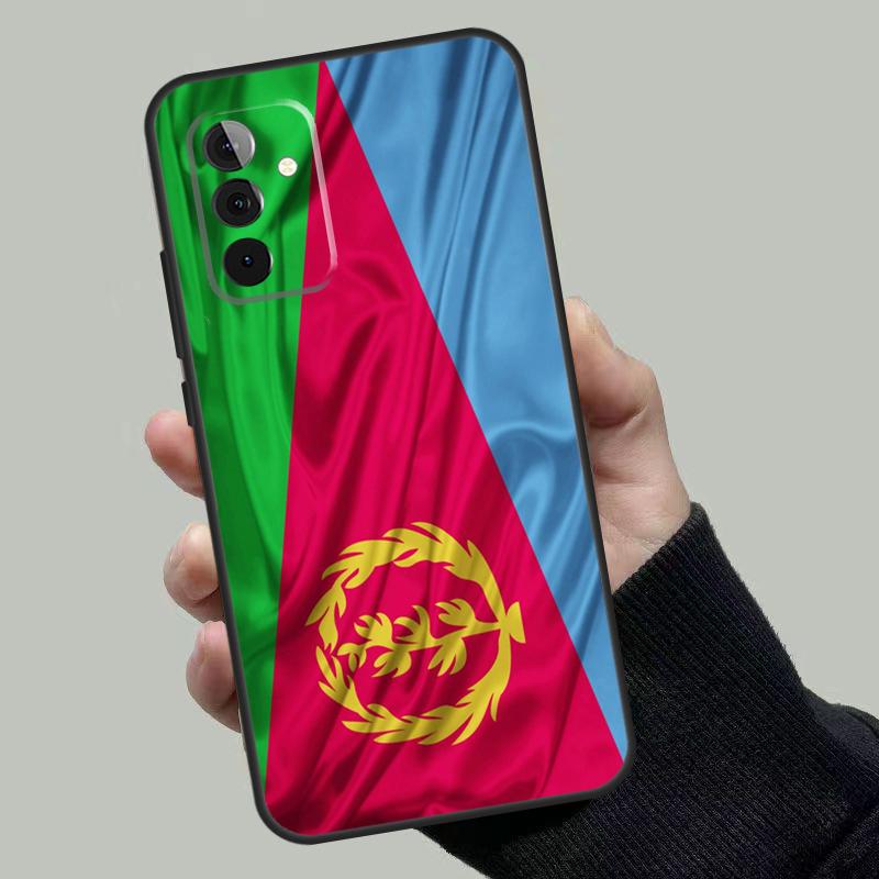 Eritrea Flag Case For Samsung Galaxy A33 A53 A13 A23 A17 A06 A16 A56 A36 A54 A34 A14 A52 A32 A15 A35 A55