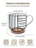 Держатели кофейных капсул Leeseph для прилавка Современная корзина для кофе Декор для кухонной столешницы для капсул эспрессо Кофейные аксессуары