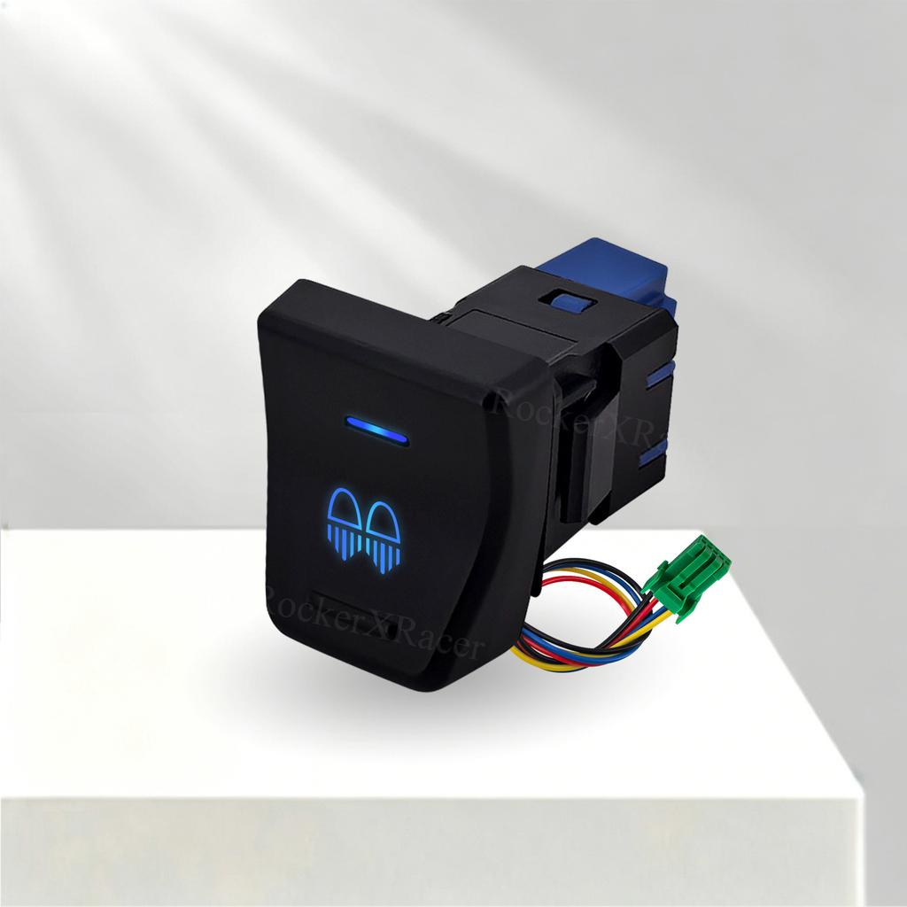 Car GPS Spot Fog Light Push Switch 12V ON OFF Button with Wire for Toyota