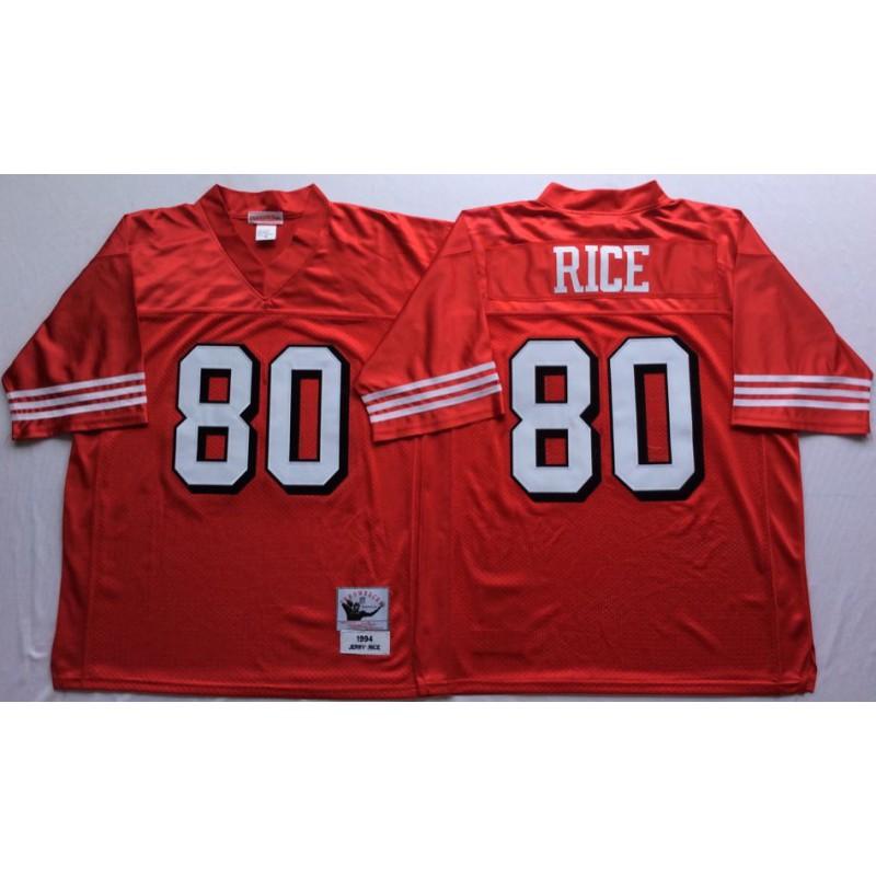 Retro NFL Football Jersey San Francisco 49ers 16 Or 80 Embroidered Team Uniform Men Sports Fan Apparel