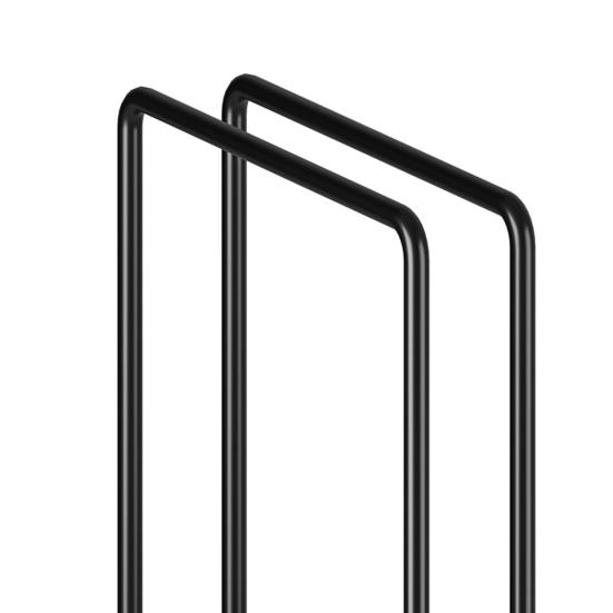 Вешалка-органайзер с матовой отделкой, отдельно стоящая, железная, большой емкости, вешалка для хранения одежды для взрослых и детей