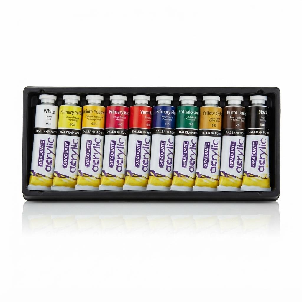 Daler Rowney Graduate Acrylic Paints 10x38ml