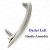 Door Pull Handle Cover with Leather Assembly For BMW X5 X6 F15 F16 2014 -2018