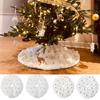 Christmas Tree Skirt Snowflake Pentagram Decoration Skirt Christmas Decoration Ornament