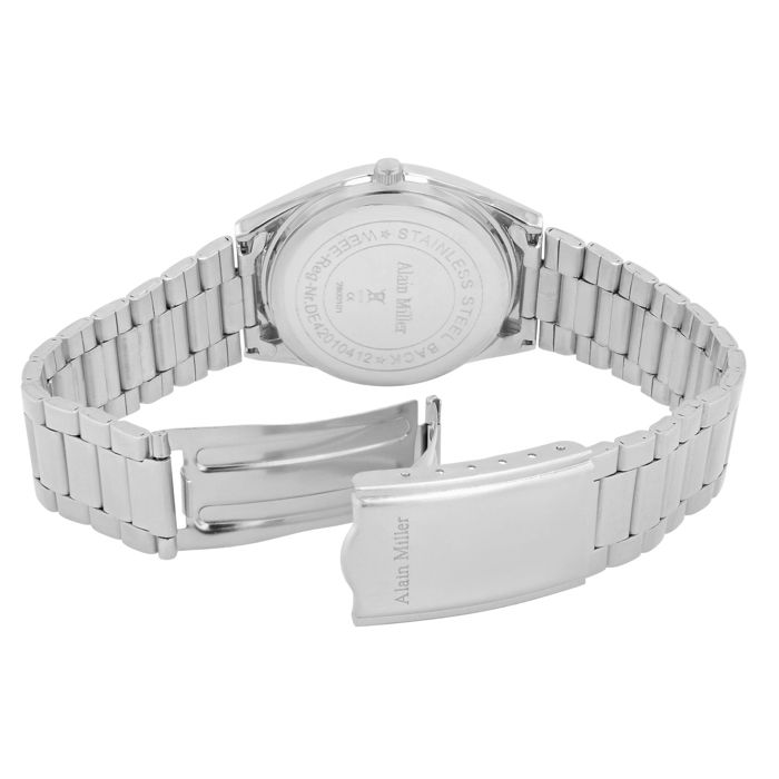 Montre - Alain Miller - Boîtier 36,5 mm - Bracelet métal 20 mm - Mouvement Quartz SL28
