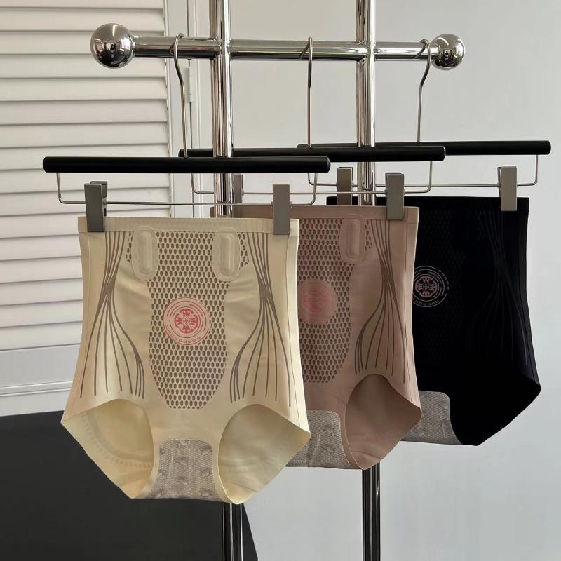 Женские трусики-корсет из ледяного шелка с высокой талией для подтяжки бедер, бесшовное корректирующее белье, пояс для живота, подтяжка ягодиц, утягивающие трусики для талии