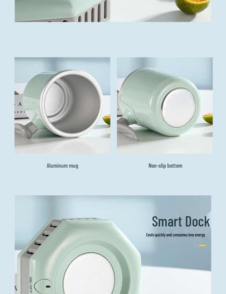 Portable Rapid Cooling Cup - Quick Chill Student Drinkware for Dorm or Office