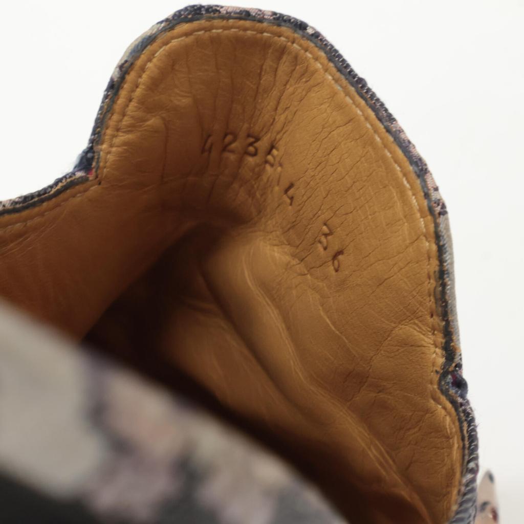 Gucci 423514 Туфли-лоферы Princetown с пряжкой Horsebit 36 Темно-синий системаПодержанный