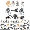 Detailed Pvc Primate Figurine Collection Including Lifesize Monkeys And Lemurs For Display