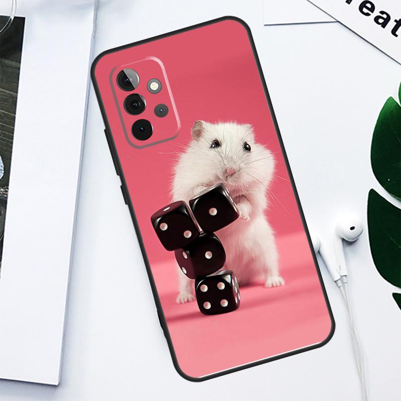 Милый Прелестный Хомяк Для Чехла на Телефон Samsung Galaxy A13 A53 A33 A54 A34 A14 A55 A35 A15 A05 A06 A16 A22 A32 A52