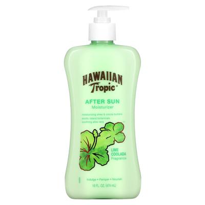Hawaiian Tropic, Увлажняющее средство после загара, Лайм Колада, 16 жидких унций (474 мл)