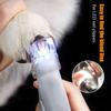 Professionals Pet Dog Cat Nail Clippers Trimmer With Led Light Grooming Electric Grinders Scissors Toe Claw Nail Pet Products