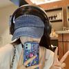 Ретро джинсовая пустая шляпа-цилиндр женская летняя спортивная шляпа для спорта на открытом воздухе солнцезащитный козырек солнцезащитный козырек защита от ультрафиолета прилив