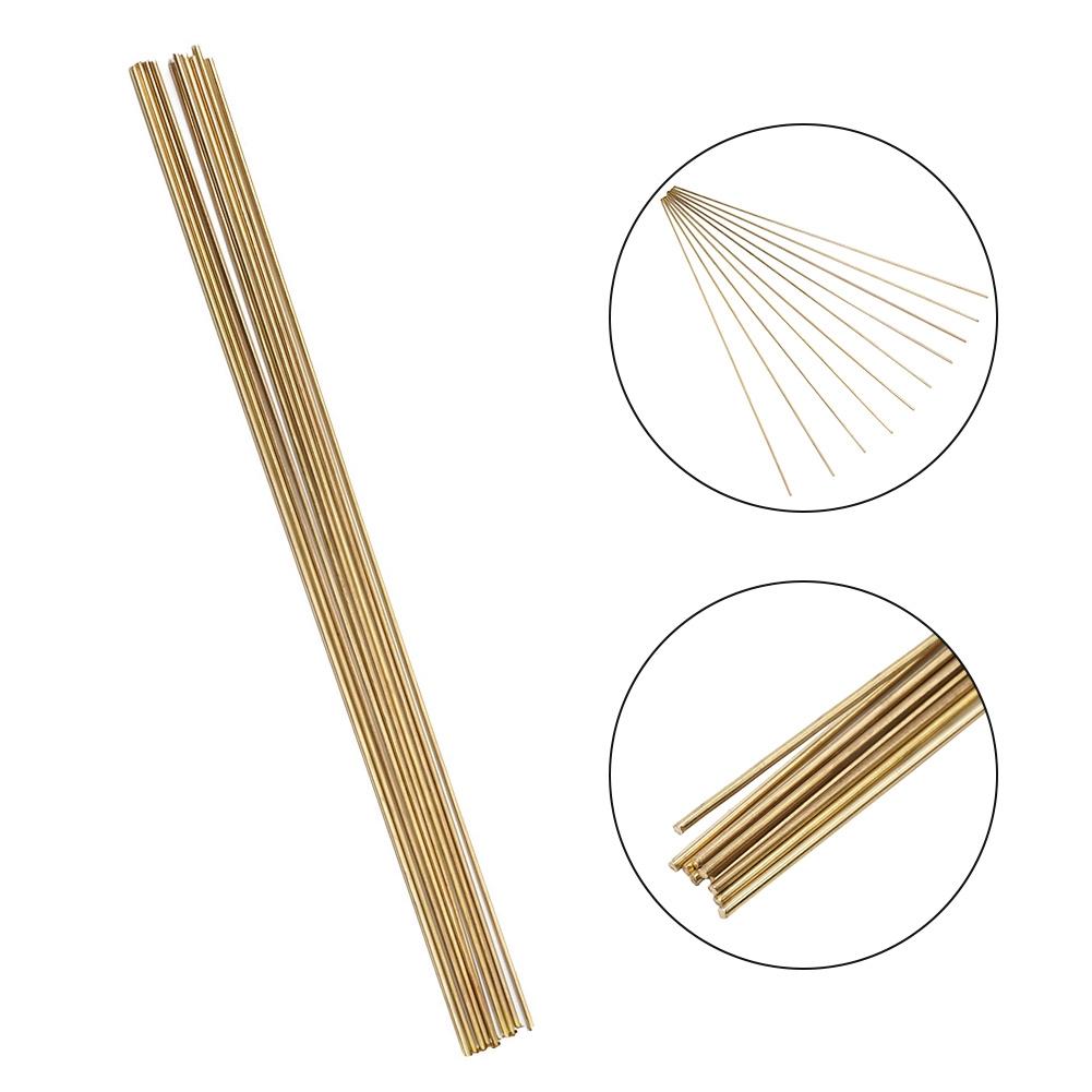 Brass Welding Rod 10PCS Brass HS221 Brazing Golden