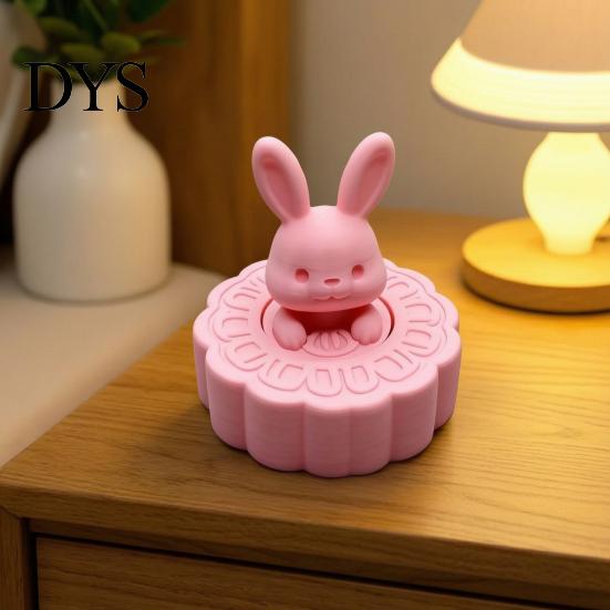PLA Игрушки-антистресс 3D-печатный кролик, Мячик-антистресс, Подарок на День Святого Валентина, Праздник середины осени, Подарки на День Святого Валентина, Милый кролик, Игрушка-фиджет, Декор для стола,