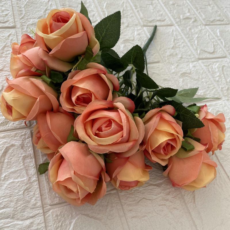 Роскошный искусственный букет пионов для свадьбы, дома, офиса, цветы в подарок, украшения