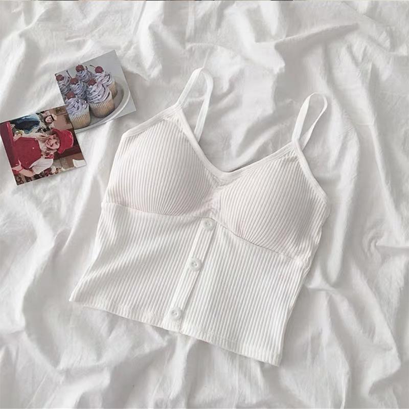 Поставляется эластичный красочный топ-майка с подкладкой, бюстье на пуговицах с бретелями, ювелирный аксессуар