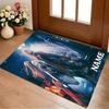 Custom Name Batman's Identity Living Room Non-Slip Area Rug Soft Carpet for Bedroom Kids Playroom Sofa Office Home Decor Doormat