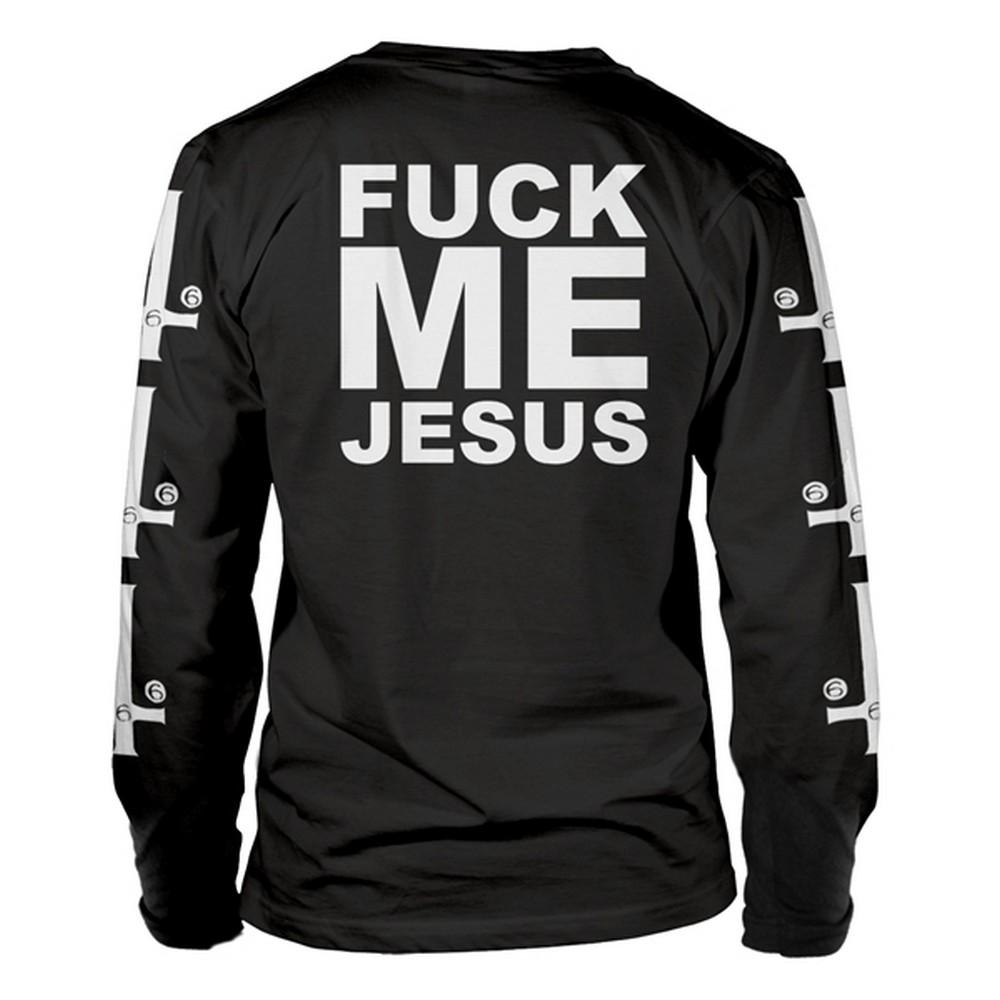 Marduk Unisex Adult Fuck Me Jesus Long-Sleeved T-Shirt