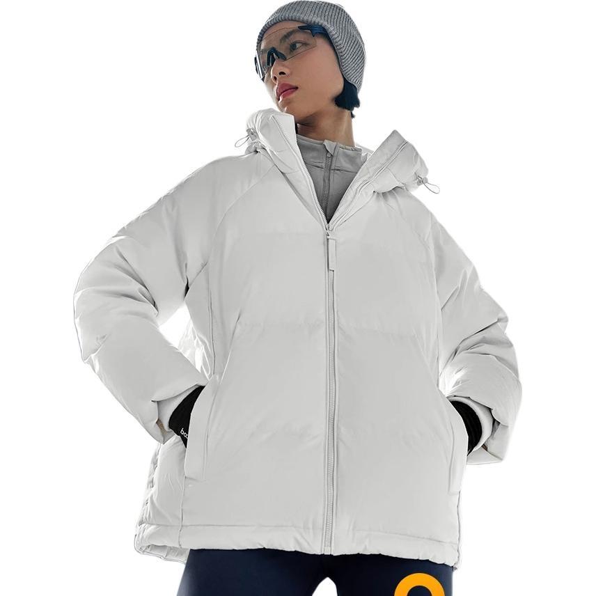 Li-Ning Li Ning Hot Pots Down Collection Down Jacket Women's Champagne White Unisex AYMT090-1