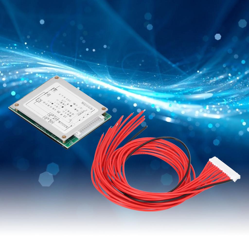 BMS PCB Protection Board for Li Ion Battery Cell Pack Power Supply 13S 48V 35A with Balance