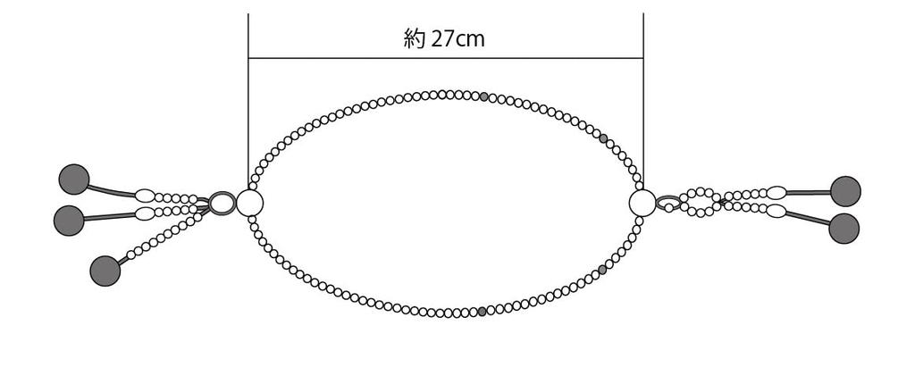 Четки для молитвы Красочные молитвы из пластика Kongodo/Soka Gakkai/SGI/Женские [розовые] бусины/Бусины/S/8 размеров/Сделано (белый)