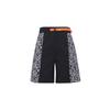 Neo Geo Pattern Print Running Training Shorts Men Bottoms Black HD7257
