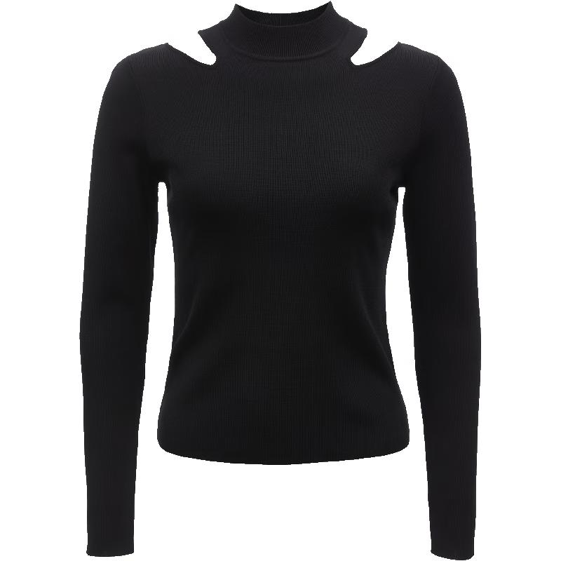 VEROMODA Women's Slim Fit Mock Neck Knit Top