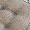 Coussin de chaise de jardin - AIMOONSA - 40 x 40 x 10 cm - Coton - 10 cm épaisseur - Gris