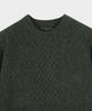BROOKS BROTHERS [Heritage] Cable Aran Sweater (Green) (Bbwrmhf408)