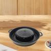 2 In 1 Grill Pan Korean BBQ Cookware, Portable Cooking Tool ,Barbecue Meat Tray for Garden Travel,