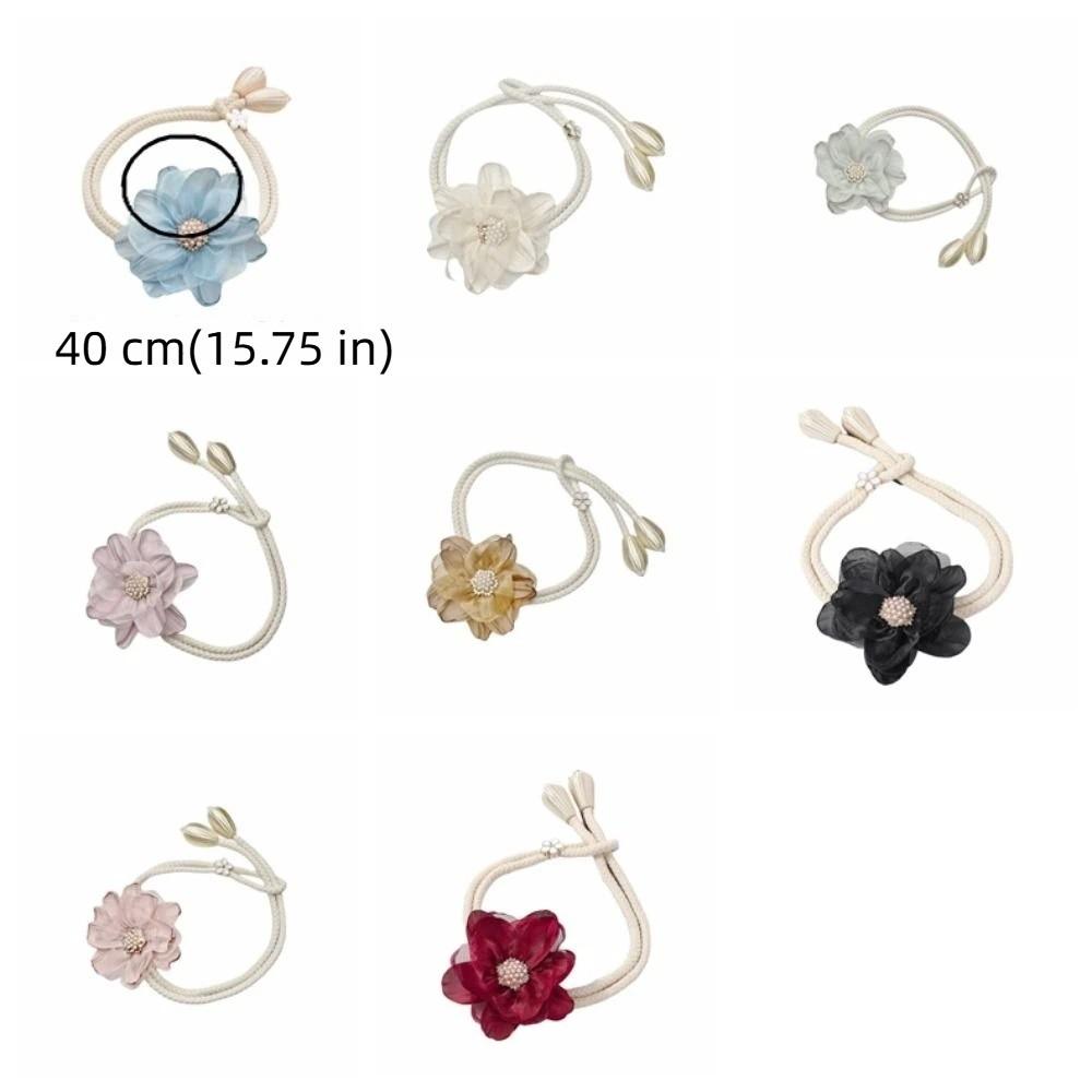 Romantic Flower Window Tiebacks Exquisite Curtain Straps Clips Curtain Tape Wedding