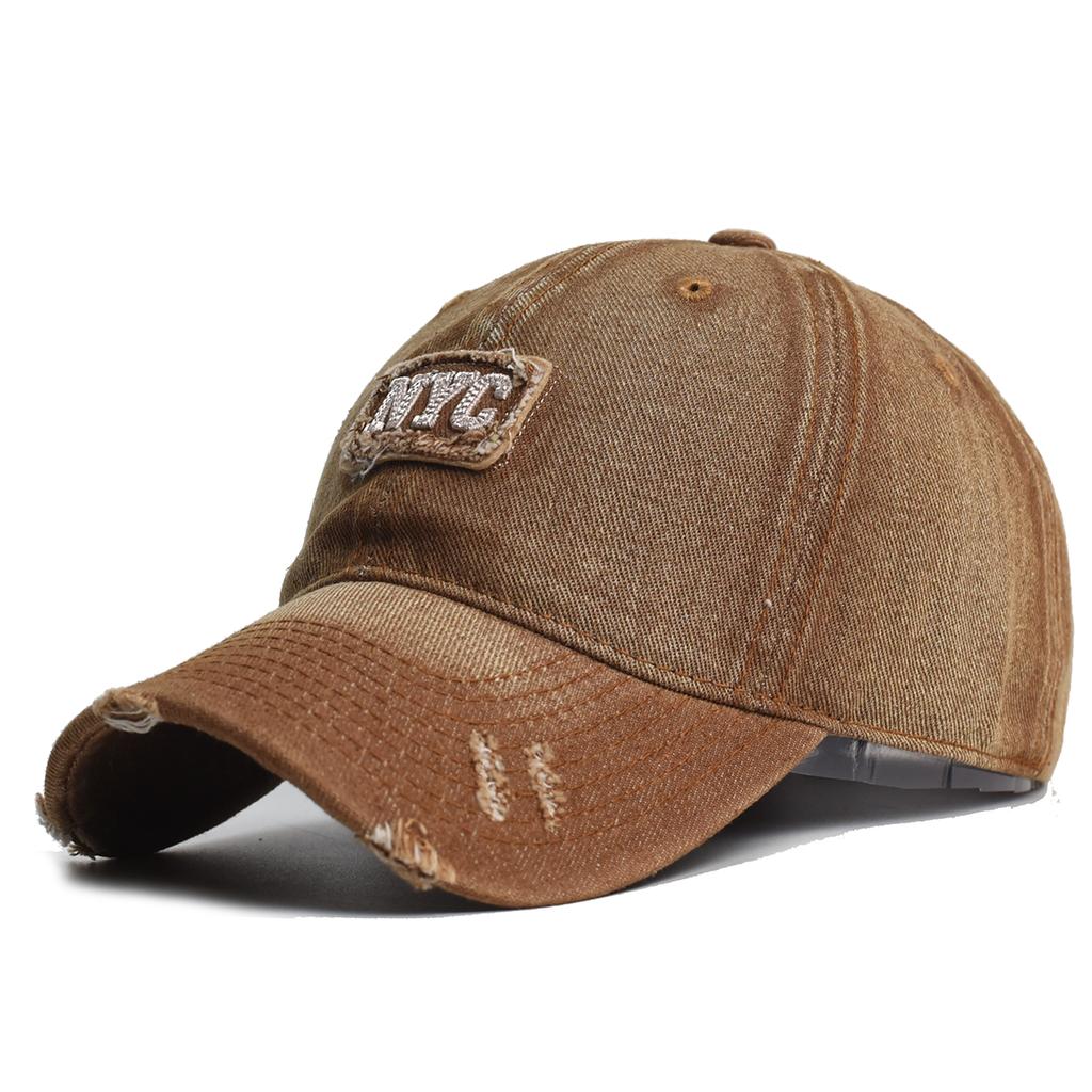 New NYC Denim Baseball Cap Men Women Embroidery Letter Jeans Snapback Hat Casquette Summer Sports USA Hip Hop Cap Gorras