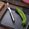2Pcs Chilli Pepper Core Remover Stainless Steel Sharp Blade Easy Twist Remove Seeds Food Grade Material Kitchen Tool