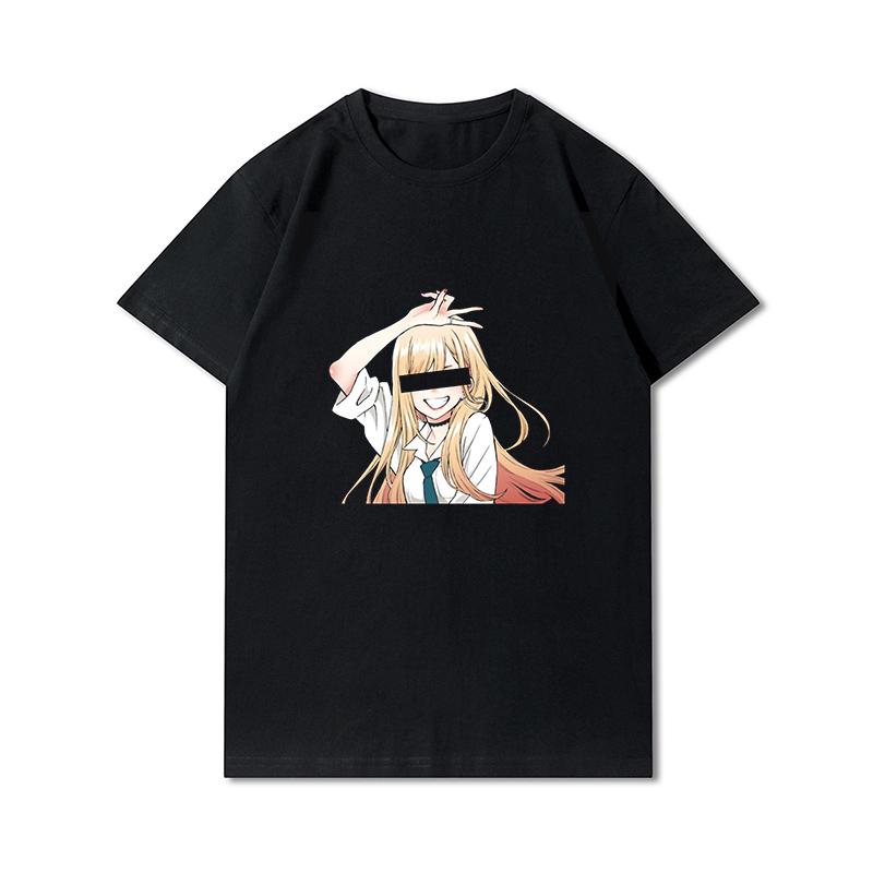 Футболка Marin Kitagawa для женщин, футболки с короткими рукавами в стиле аниме для девочек, топы в стиле Харадзюку