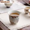 180ml Peach And Butterfly Tea Pitcher Tea Divider Serving Cup Cha Hai Dispenser Justice Cup Puer Fair Mug Drinkware Supplies