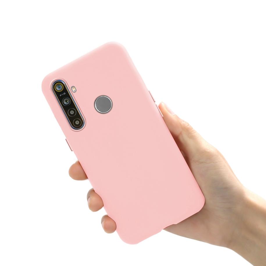 Чехол из жидкого силикона для Realme 5 5i 5Pro Чехол Бампер Роскошная TPU Мягкая задняя крышка для OPPO Realme 5 Pro 5i 5S Матовые чехлы Realme5