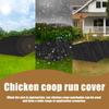 Outdoor Chicken Run Cover Waterproof 210D Silver Coated Cloth Easy To Install Detachable Chicken House Cover for Outdoor Yard